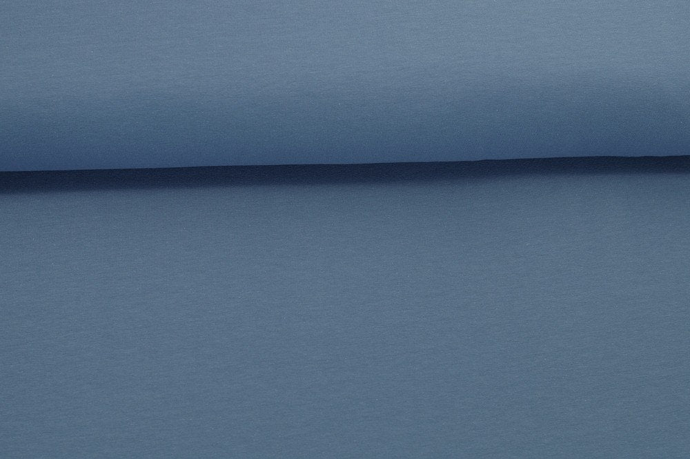 EUR 10,90/m Jersey Blau Unistoff 0.50mx1,50m Art 425