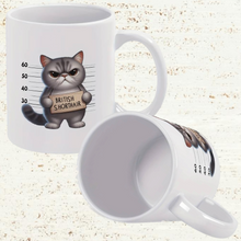 Lade das Bild in den Galerie-Viewer, Witzige Britisch Kurzhaar Katze Tasse, Pferde, Kaffeebecher, Lustige, Kaffepott TA41
