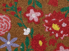 Lade das Bild in den Galerie-Viewer, Fußmatte Fleury Mohnblumen Blumen Mars &amp; More 75x50x2cm Kokosfaser gummiert TM43
