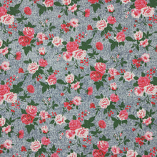 Załaduj obraz do przeglądarki galerii, EUR 15.90/m Jeansstoffe Blumen Blüten Stripes 0,50mx1,40m Art 3424
