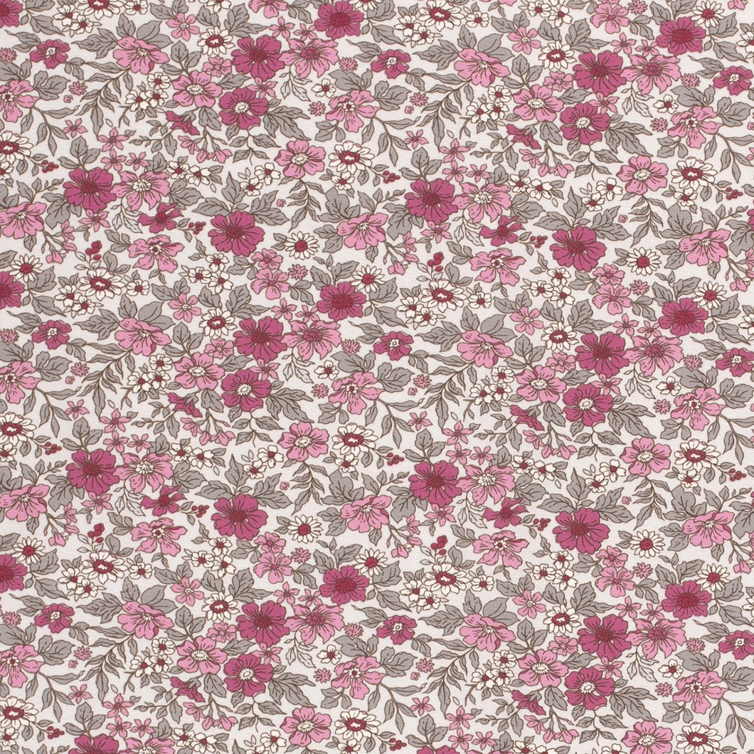 Jersey mit Blüten Baumwolljersey 0,50mx1,50m Art 3429