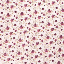 Load image into Gallery viewer, Musseline Kirschblüten, Brombeerblüten und Unistoff zum kombinieren 0,50m Art 3095
