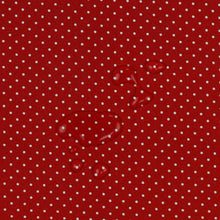 Cargar imagen en el visor de la galería, EUR 13.90/m Beschichtete Baumwolle, Weihnachtsfarben, Wachstuch mit Mini Punkte in Dunkelgrün, Grün und Rot  0,50mx1,48m Art 3300
