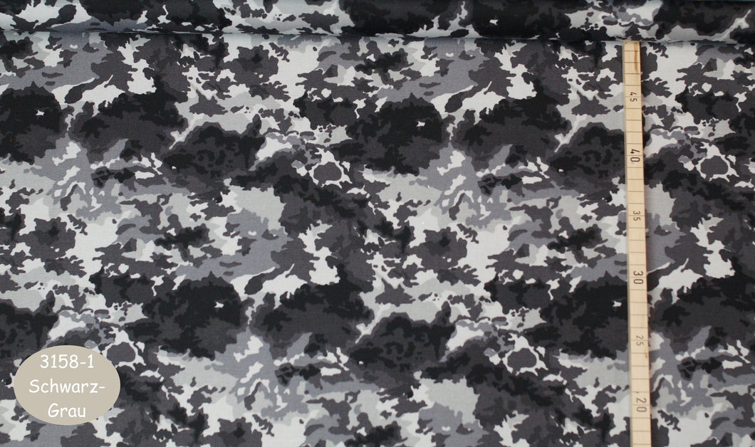 EUR 13,90/m Canvas, Deko-Taschenstoffe in vier Farben, Camouflage 0,50mx1,35m Art 3158
