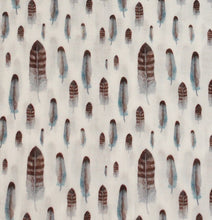 Carregar imagem no visualizador da galeria, Musselin, Double Gauze mit Federn, Vögeln und ein Unistoff zum kombinieren 0,50m Art 3022
