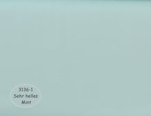 Cargar imagen en el visor de la galería, EUR 10,90/m Unijersey Baumwolljersey Helles-Mint Mint Dusty-Mint Dunkles-Mint Petrol 0,50mx1,50m Art 3136
