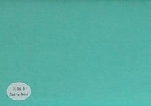 Carregar imagem no visualizador da galeria, EUR 10,90/m Unijersey Baumwolljersey Helles-Mint Mint Dusty-Mint Dunkles-Mint Petrol 0,50mx1,50m Art 3136
