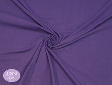 Load image into Gallery viewer, EUR 10,90/m Unijersey Baumwolljersey Lila Flieder Aubergine Purple Dusty-Lila 0,50mx1,50m Art 3107
