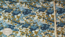 Cargar imagen en el visor de la galería, EUR 13,90/m Canvas, Deko-Taschenstoffe in vier Farben, Camouflage 0,50mx1,35m Art 3158
