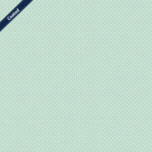 Cargar imagen en el visor de la galería, EUR 13.90/m Beschichtete Baumwolle, Wachstuch mit Mini Punkte in Coralle, Rosa, Senf, Helles und Dunkles Mint 0,50mx1,48m Art 3150
