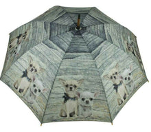 Załaduj obraz do przeglądarki galerii, Regenschirm Chihuahuas mars &amp; more Hunde Dekoration Regencape Regenhülle RS09
