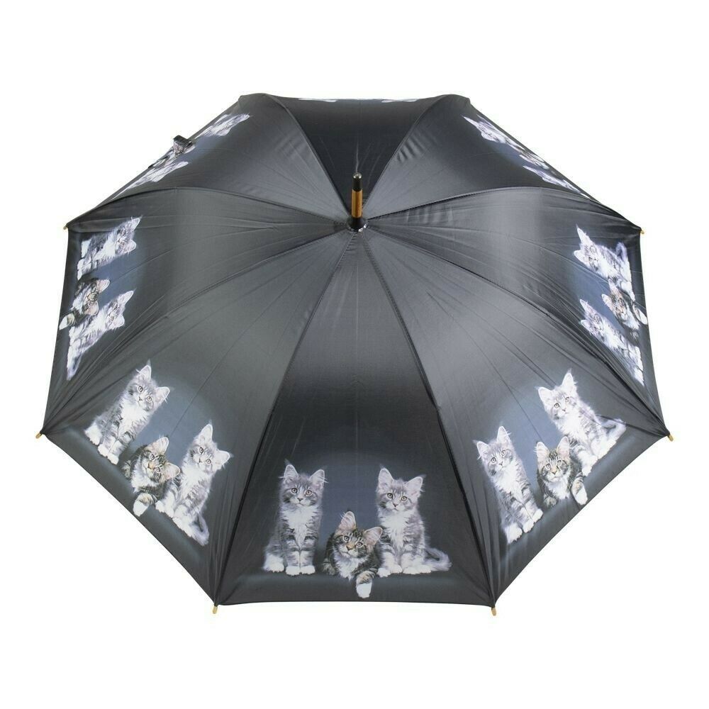 Regenschirm Kätzchen, Stockschirm, Regenschutz, Deko, Geschenk, Katzen RS03