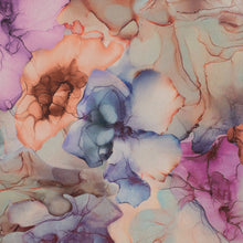 Cargar imagen en el visor de la galería, EUR 13.90/m Deko- Taschenstoffe Blätter Blumen DIGITAL Half Panama 0.50x1.35m Art 3422
