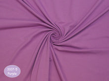 Charger l&#39;image dans la galerie, EUR 10,90/m Unijersey Baumwolljersey Lila Flieder Aubergine Purple Dusty-Lila 0,50mx1,50m Art 3107
