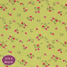 Cargar imagen en el visor de la galería, EUR 12,90/m Viskose-Stoffe Blüten Blumen Gräser 6 verschiedene Farben &amp; Muster  0,50mx1,40m Art 3176

