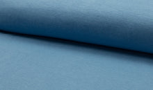 Załaduj obraz do przeglądarki galerii, EUR 9,00/m Bündchen Strickware in Indigoblau, Royalblau, Navyblau, Hellblau, Dusty-Blau und Blau-meliert  0,50mx0,70m Art 3243
