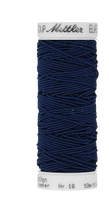 Load image into Gallery viewer, METTLER ELASTIK, Nähgarn zum Smoken, 10 m, 0390 Farbe Dunkelblau, Blue Black (0810) 1 von 17 Farben
