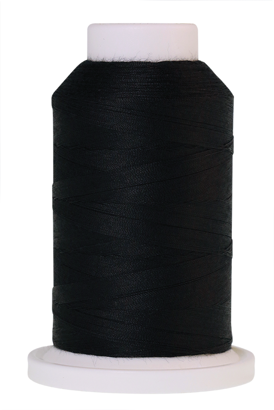 METTLER SERACOR Overlock-Nähgarn, 1000 m 7840 Farbe Black, Schwarz (4000) 1 von 36 Farben