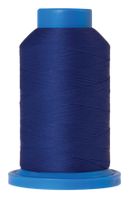 Load image into Gallery viewer, METTLER SERAFLOCK bauschiges Overlock-Nähgarn, 1000 m 4237 Farbe Blau, Blue Ribbon (2255) 1 von 21 Farben
