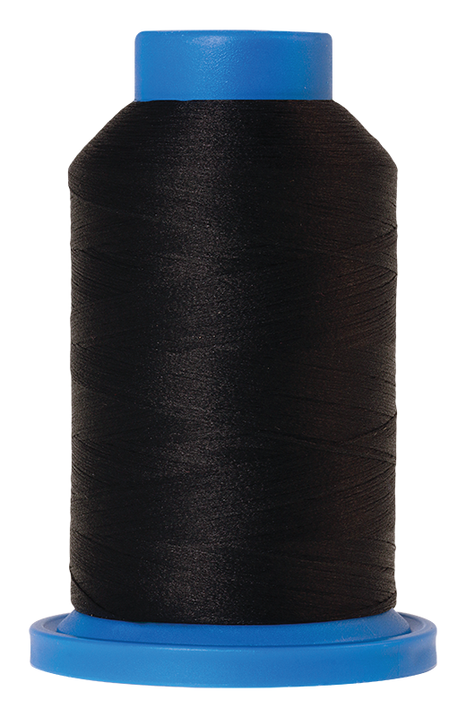 METTLER SERAFLOCK bauschiges Overlock-Nähgarn, 1000 m 4237 Farbe Schwarz, Black (4000) 1 von 21 Farben