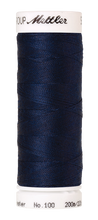 Lade das Bild in den Galerie-Viewer, METTLER SERALON Nähgarn 200 m 1678 Farbe Night Blue (00823) 1 von 435 Farben
