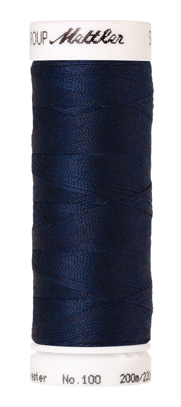 METTLER SERALON Nähgarn 200 m 1678 Farbe Night Blue (00823) 1 von 435 Farben
