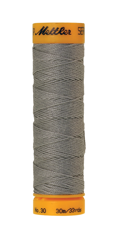 METTLER SERALON 30, reißfestes Knopflochgarn, 30 m 6675 Farbe Rauch, Smoke (0850) 1 von 48 Farben