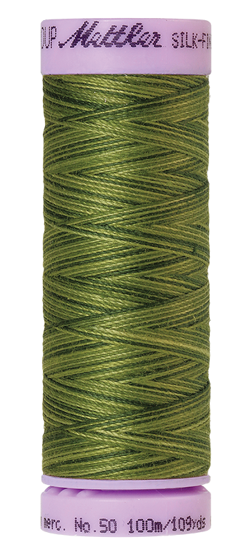 METTLER SILK-FINISH Cotton Multi 50, Näh- und Quiltgarn, 100 m 9075 Farbe Farne, Ferns (9818) 1 von 15 Farben