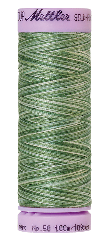 METTLER SILK-FINISH Cotton Multi 50, Näh- und Quiltgarn, 100 m 9075 Farbe Fichte Kiefer, Spruce Pine (9819) 1 von 15 Farben