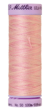 Charger l&#39;image dans la galerie, METTLER SILK-FINISH Cotton Multi 50, Näh- und Quiltgarn, 100 m 9075 Farbe Zartrosa, So Soft Pink (9837) 1 von 15 Farben
