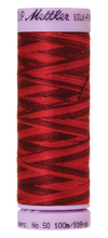 Cargar imagen en el visor de la galería, METTLER SILK-FINISH Cotton Multi 50, Näh- und Quiltgarn, 100 m 9075 Farbe Midnight Garnet (9845) 1 von 15 Farben
