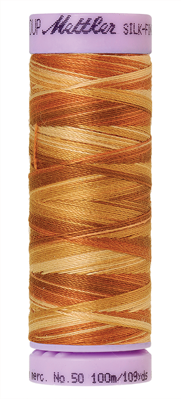 METTLER SILK-FINISH Cotton Multi 50, Näh- und Quiltgarn, 100 m 9075 Farbe Eiskaffee, Iced Coffee (9853) 1 von 15 Farben