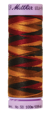 Carregar imagem no visualizador da galeria, METTLER SILK-FINISH Cotton Multi 50, Näh- und Quiltgarn, 100 m 9075 Farbe Elegante (9863) 1 von 15 Farben
