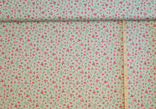 Cargar imagen en el visor de la galería, EUR 10,90/m BIO-Baumwolle mit Blüten, Streublumen in Mint, Grün, Rosa und Pink 0,50mx1,50m Art 2725
