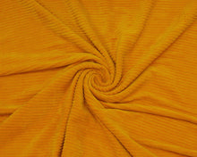 Load image into Gallery viewer, EUR 13,90/m Nicki- Cord elastisch quer gestreift, in Grün, Senf, Blau, Rosa,, Terrakotta und Petrol 0,50mx1,45m Art 2896
