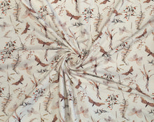 Charger l&#39;image dans la galerie, EUR 16,90/m Jersey Libellen, Schmetterlinge, Gräser, Blumen, Blüten 0,50mx1,50m Art 3148
