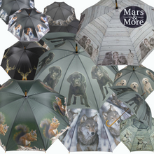 Lade das Bild in den Galerie-Viewer, Mars &amp; More Stock- Regenschirm Kaninchen Hasen Holz RS26

