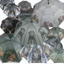 Lade das Bild in den Galerie-Viewer, Mars &amp; More Stock- Regenschirm Kätzchen Holz RS22
