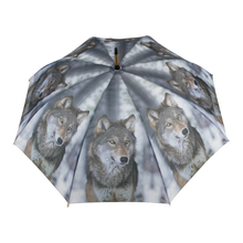 Cargar imagen en el visor de la galería, Mars &amp; More Stock- Regenschirm Wolf Natur RS24
