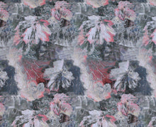 Load image into Gallery viewer, EUR 14,90/m Jersey Blätter Leave Blau Rot Rose Antrazit Herbst- Stoff zum Nähen von Kleidern Oberteilen Röcken Blusen 0,50mx1,50m Art 2941
