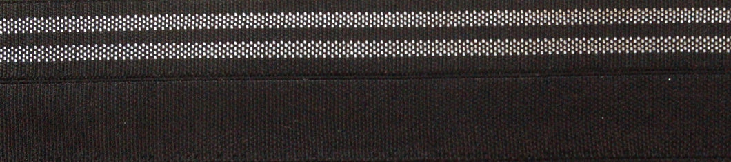 EUR 1,45/m Gummiband, Falzgummi, Schrägband 2cm Glitzer schwarz-silber schwarz-gold elastisch Ärmelsaum Halsausschnitt Hosen 100cmx2cm KW103