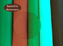 Cargar imagen en el visor de la galería, 20cm x 41cm Bastelfilz  2mm 5 versch. Farben Meterware 2mm Stärke Grün Rot Olivgrün Weiß Braun 3006
