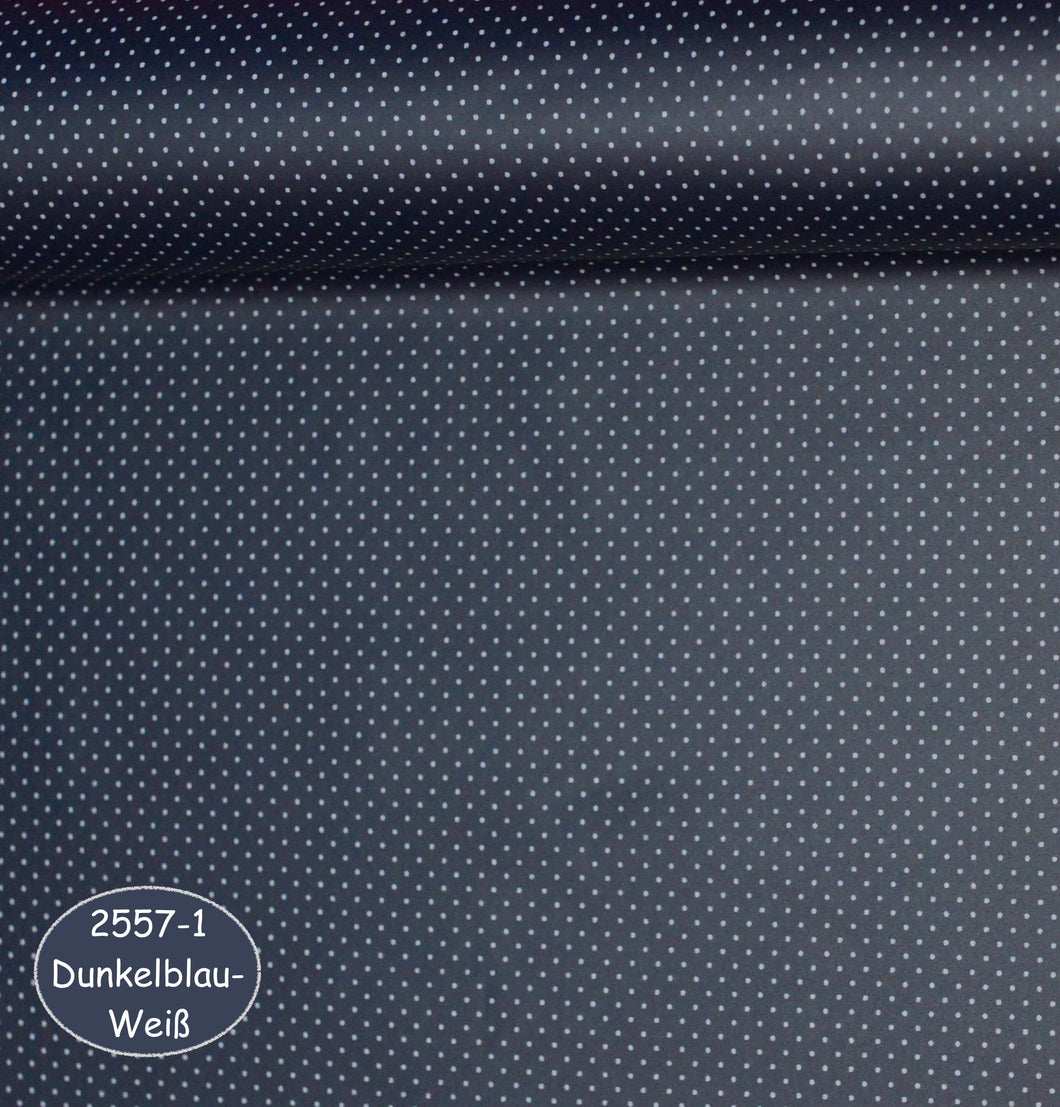 EUR 17,90/m Beschichtete Baumwolle  Punkte Dots Wachstuch Pünktchen nähen Tischdecken Windeltasche Regenbekleidung 0,50mx1,40m Art 2557