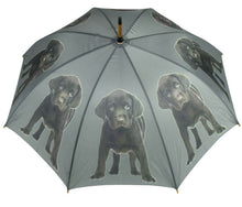 Load image into Gallery viewer, Regenschirm Labrador Welpen, Stockschirm, Regenschutz, Geschenk Art RS01
