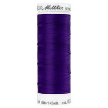 Cargar imagen en el visor de la galería, METTLER SERAFLEX Nähgarn, hochelastisches Garn,130 m 7840 Farbe Dunkles Lila, Deep Purple (0046) 1 von 36 Farben
