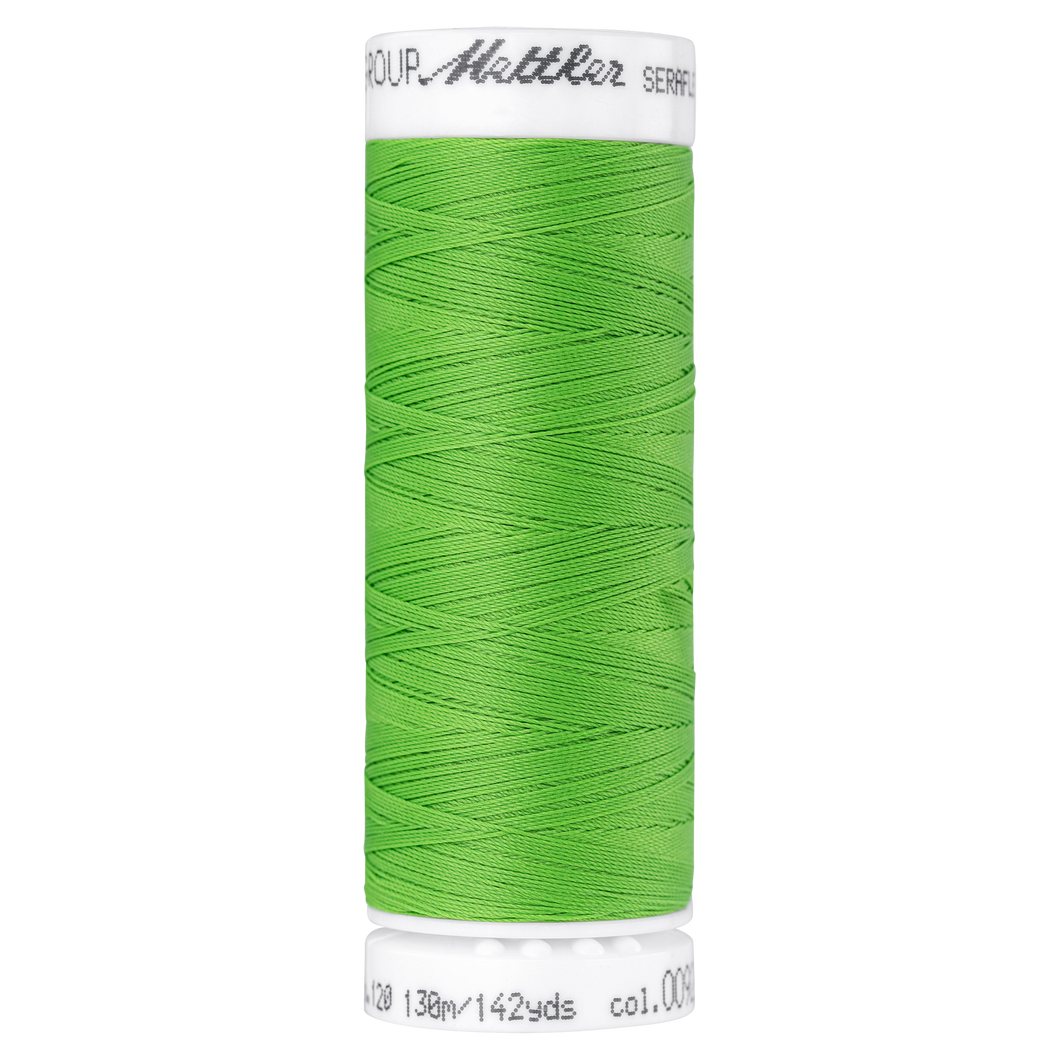 METTLER SERAFLEX Nähgarn, hochelastisches Garn,130 m 7840 Farbe Helle Minze, Bright Mint (0092) 1 von 36 Farben